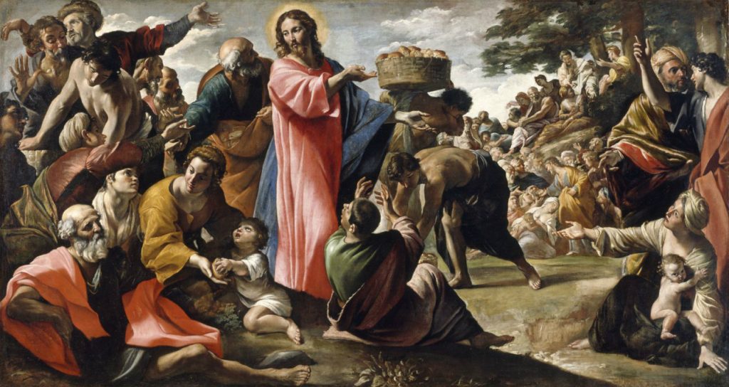 Miracle of the Bread and Fish by Giovanni Lanfranco